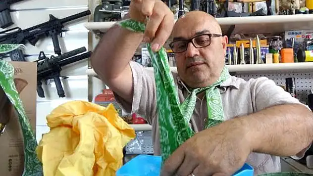 Konya'da Çöl Sıcaklarına Karşı Soğuk Fular