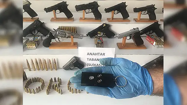 Konya'da dahil 10 ilde silah kaçakçılığından 83 kişi gözaltına alındı