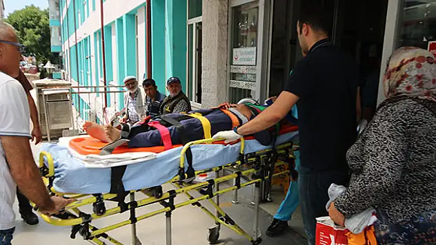 Konya'da damdan düşen çocuk yaralandı
