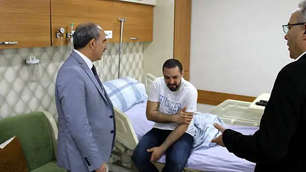 Konya'da darp edilen doktorun tedavisi sürüyor