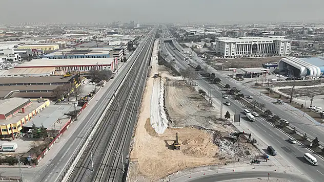 Konya'da Demiryolu Caddesi sanayilere bağlanacak! Bölge trafiği önemli ölçüde rahatlayacak