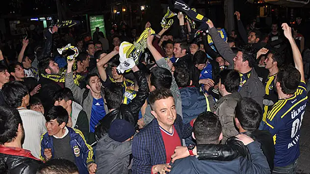 Konya'da derbi kutlamaları