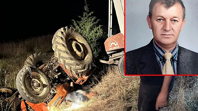 Konya'da devrilen traktörün altında kalan sürücü öldü! 
