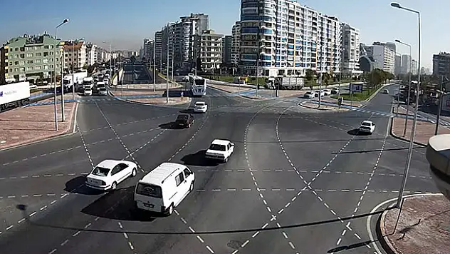 Konya'da dinamik kavşaklar trafiği rahatlattı