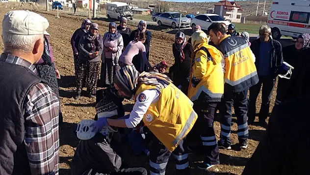 Konya'da diyaliz hastalarını taşıyan minibüs devrildi : 12 yaralı
