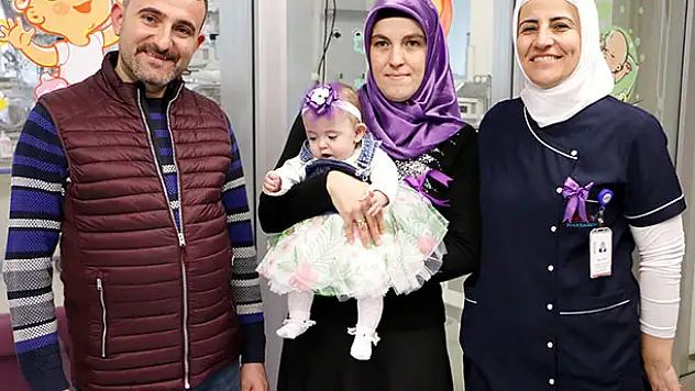 Konya'da doktorların yaşamaz dediği bebek hayata tutunup 13 aylık oldu