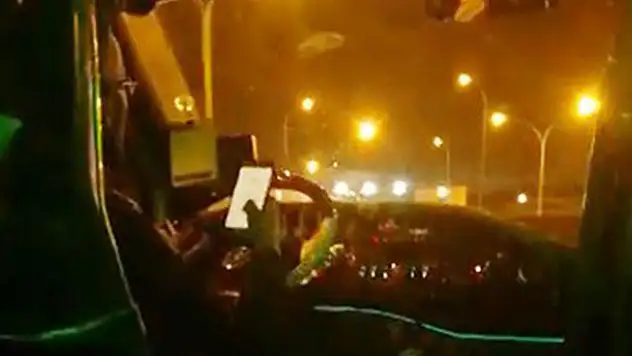 Konya'da dolmuş şoförü pes dedirtti
