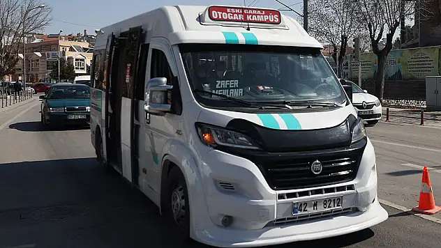 Konya'da dolmuş tarifeleri de mi zamlandı?