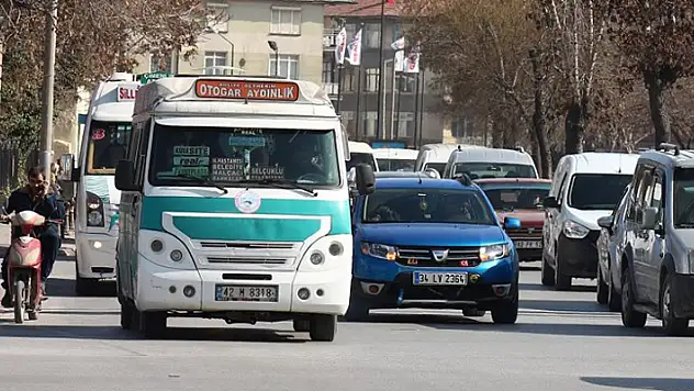 Konya'da dolmuş ücretlerine de zam geldi! İşte yeni ücret listesi