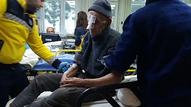 Konya'da donma tehlikesi geçiren yaşlı adam kurtarıldı