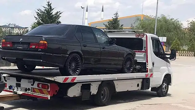 Konya'da drift atan trafik magandalarına 72 bin 100 lira idari para cezası
