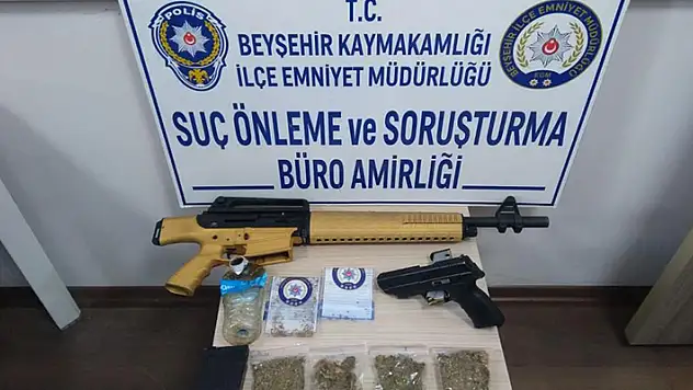 Konya'da durdurulan araçtan uyuşturucu çıktı, 1 kişi tutuklandı
