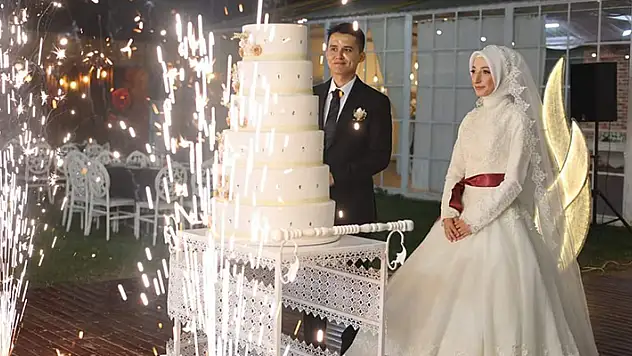Konya'da eğitim alan Doğu Türkistanlı genç,  dünyaevine girdi