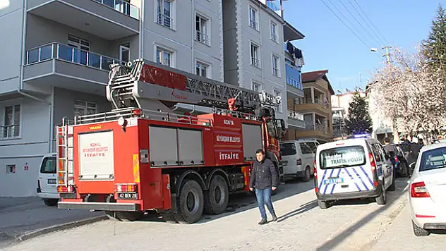 Konya'da elektrik panosundaki yangın büyümeden söndürüldü