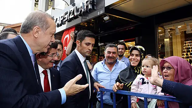 Konya'da Erdoğan'a sevgi seli