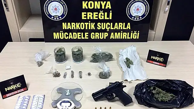 Konya'da esrar ele geçirildi, 1 kişi tutuklandı