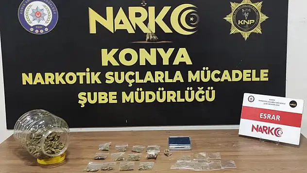 Konya'da etliekmek fırınına uyuşturucu baskını! Etliekmek ustası uyuşturucu satıcısı yakalandı
