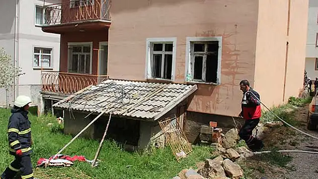 Konya'da ev yangını