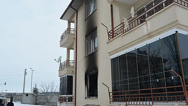 Konya'da ev yangını