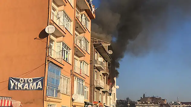 Konya'da ev yangını