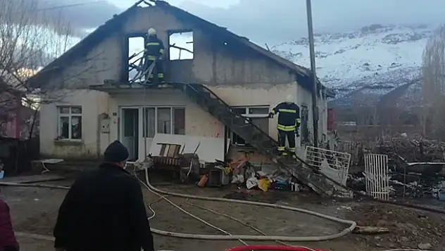 Konya'da evde çıkan yangın söndürüldü