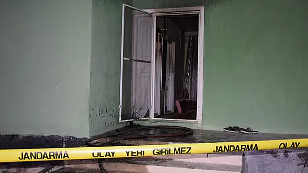 Konya'da evde çıkan yangında bir kişi yaralandı