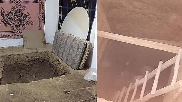 Konya'da evde izinsiz kazıya suçüstü