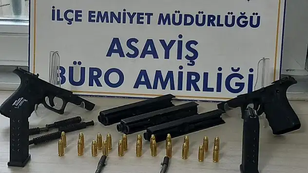 Konya'da fason silah parçaları ele geçirildi: 1 tutuklama
