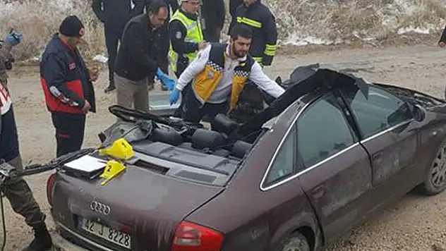 Konya'da feci kaza:1 ölü, 2 yaralı