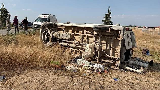 Konya'da feci kaza: 17 yaralı