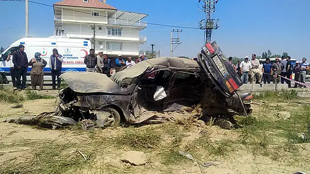 Konya'da feci kaza! 4  ölü