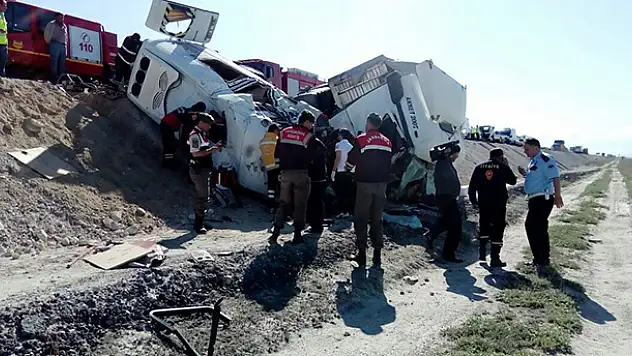 Konya'da feci kaza: 7 ölü