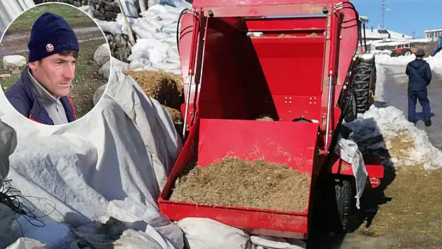 Konya'da feci kaza! Saman balyalarını parçalamak isterken, ayağını makineye kaptırdı

