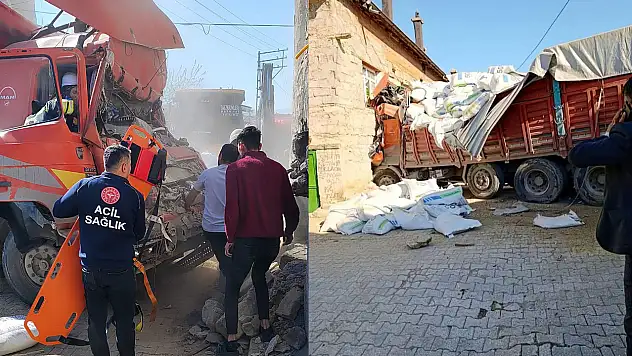 Konya'da feci kaza: Sürücü helikopterle sevk edildi