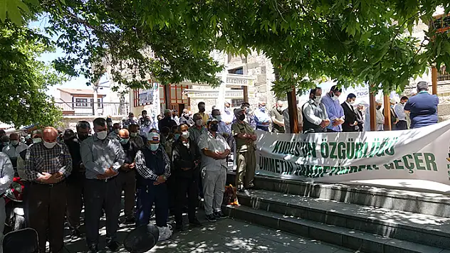 Konya'da Filistinli şehitler için gıyabi cenaze namazı kılındı
