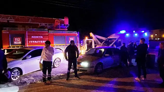 Konya'da fritözden çıkan yangın büyümeden söndürüldü

