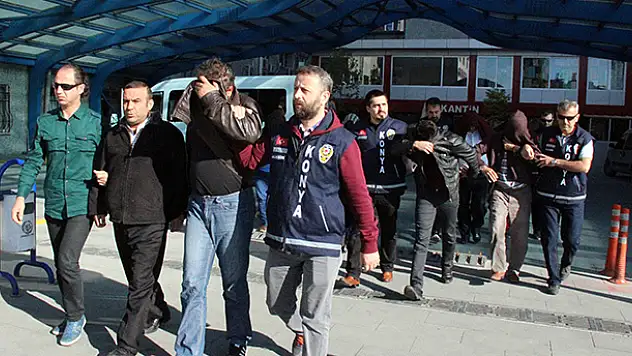 Konya'da fuhuşa aracılık eden 9 kişi adliyeye sevk edildi