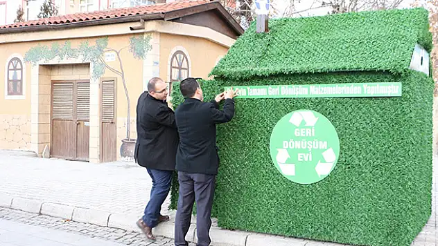 Konya'da geri dönüşüm evi seferberliği