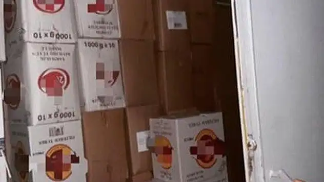 Konya'da gümrük kaçağı 6 bin 810 kilogram tütüne el konuldu
