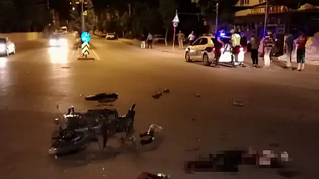 Konya'da hafif ticari aracın çarptığı elektrikli bisikletin sürücüsü öldü
