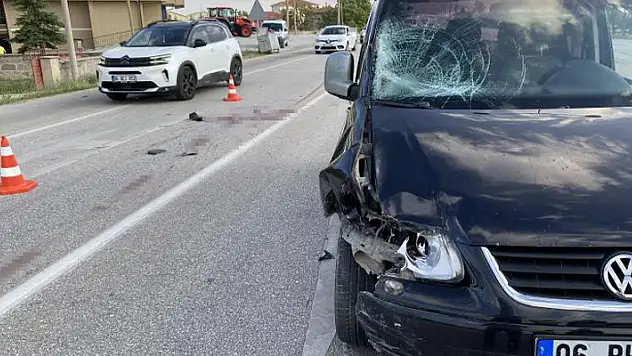 Konya'da hafif ticari aracın çarptığı elektrikli bisiklet sürücüsü hayatını kaybetti