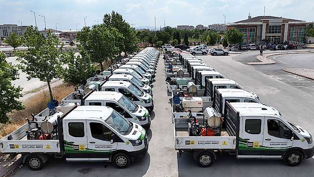 Konya'da haşereye savaş açıldı! 40 ekip sahada