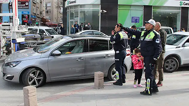Konya'da hatalı park edilen aracın çalıntı olduğu ortaya çıktı