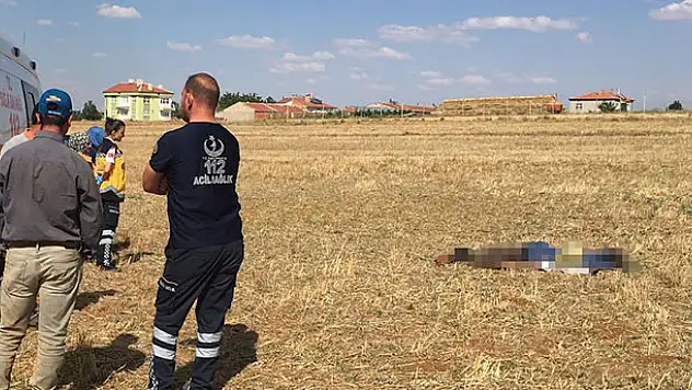 Konya'da hayvan otlatan yaşlı adam merada ölü bulundu