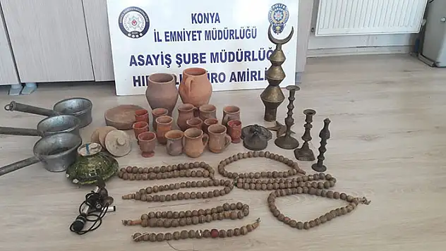 Konya'da hırsızlık : Camiden antika zannedip malzeme çaldı