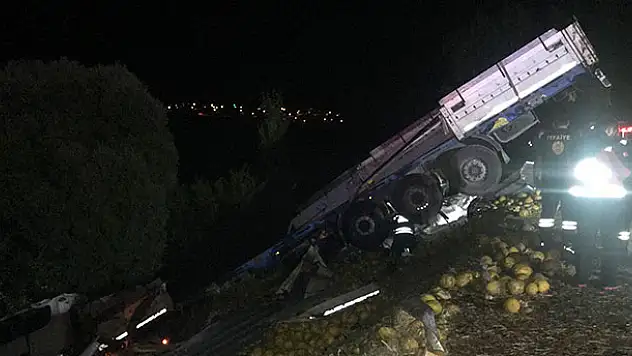 Konya'da iki kişinin öldüğü kazada tır şoförü tutuklandı