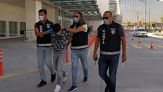 Konya'da iki marketi soyan şüpheliyi, 'bisikleti' ele verdi