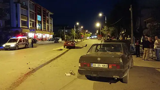 Konya'da iki otomobil çarpıştı: 4 yaralı