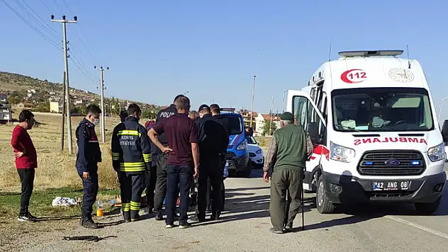 Konya'da iki otomobilin çarpıştı: Kazada 11 kişi yaralandı

