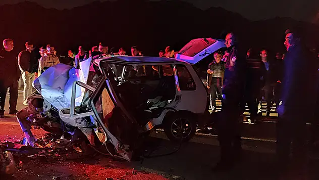 Konya'da iki otomobilin çarpıştığı kazada 1 kişi öldü, 3 kişi yaralandı
